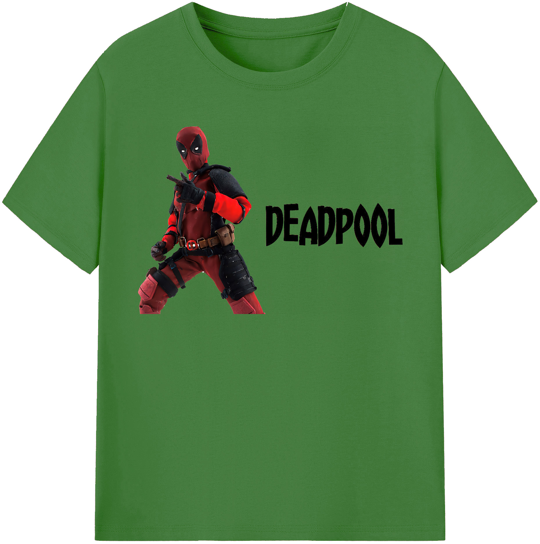 （画像用） Deadpool デッドプール レディースカジュアルプリントTシャツ（綿100％）
